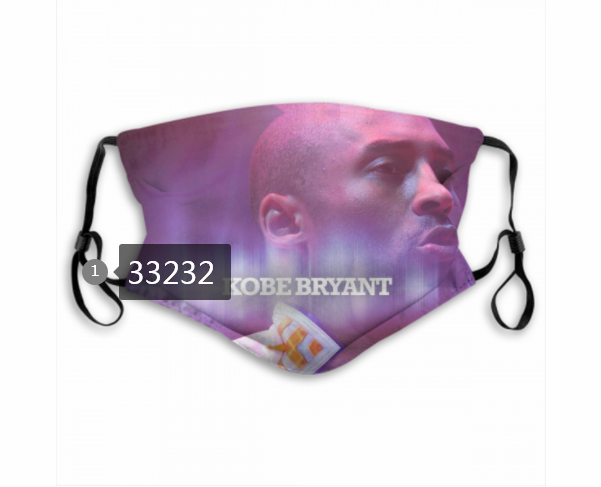 2021 NBA Los Angeles Lakers #24 kobe bryant 33232 Dust mask with filter